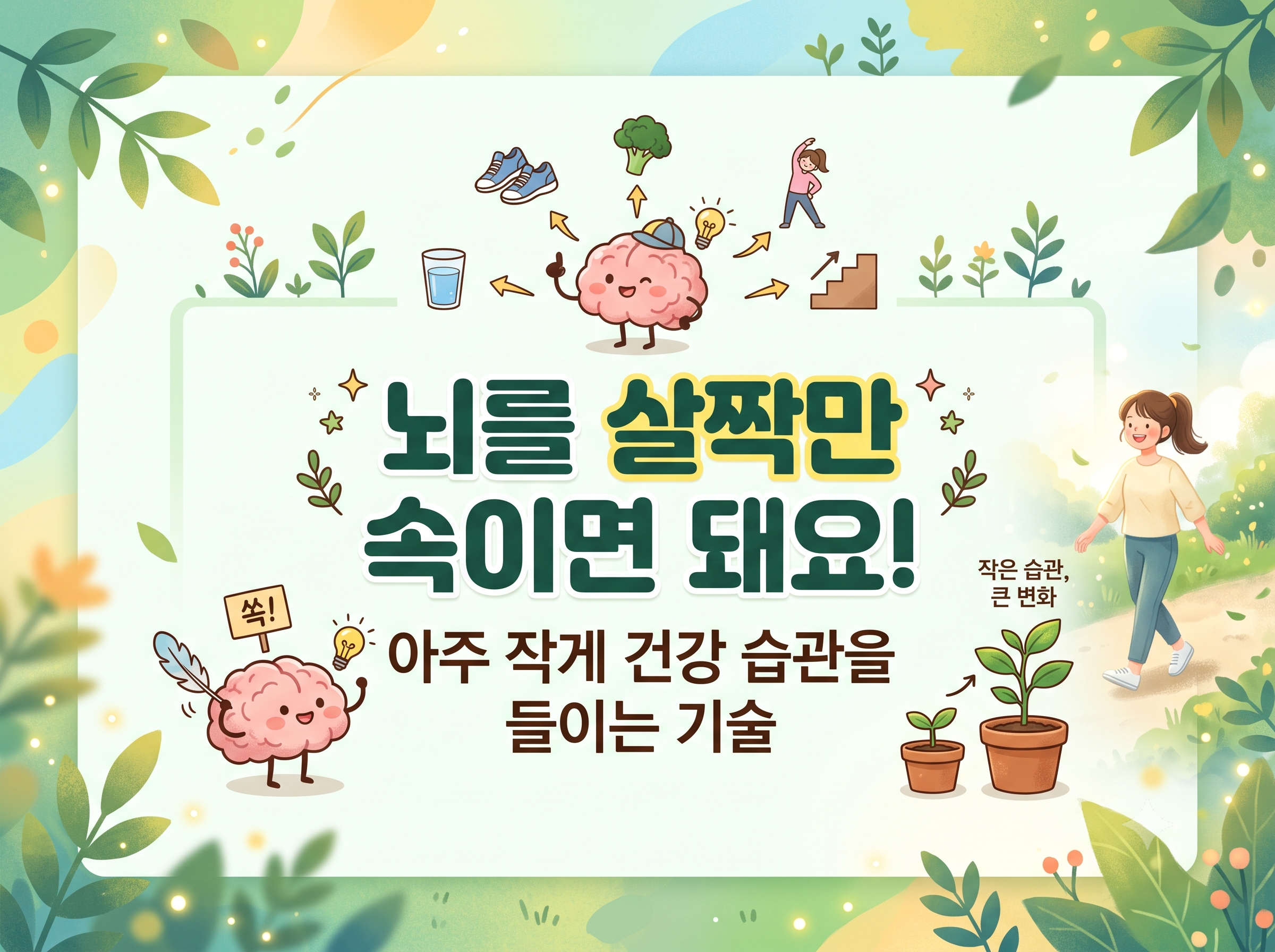 건강 습관 만들기 (잠 풍선, 반동 효과, 환경 설계)