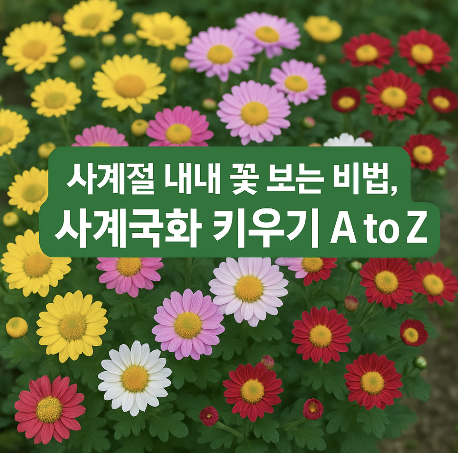 사계절 내내 꽃 보는 비법, 사계국화 키우기 A to Z