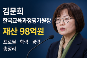 김문희 평가원장 재산 98억, 누구길래? 프로필·학력·경력 총정리1