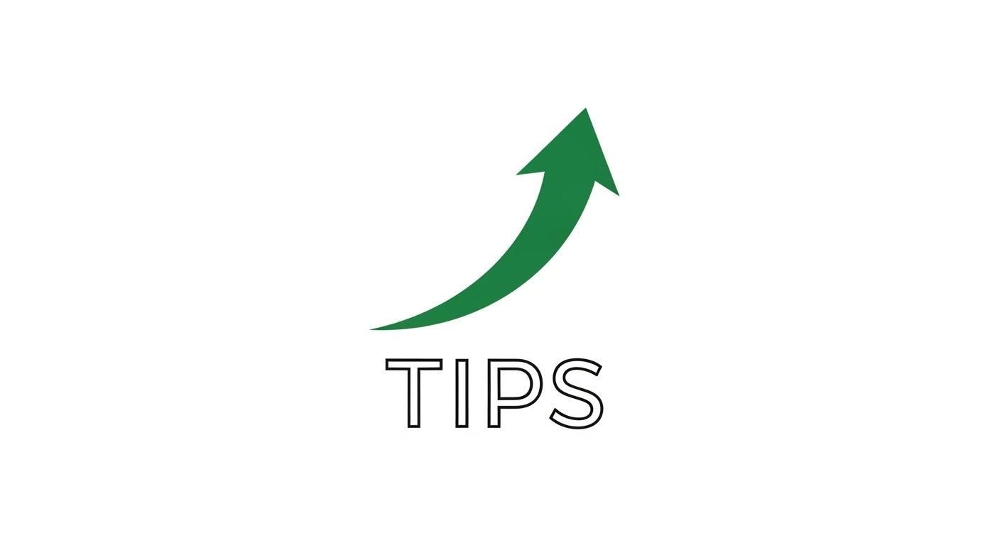 tips 상승화살표