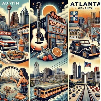 미국 남부 여행 사진