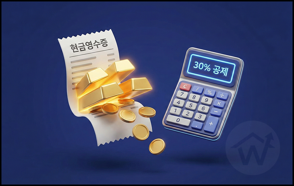 현금영수증 소득공제 30% 혜택 및 연말정산 환급금 증가 효과