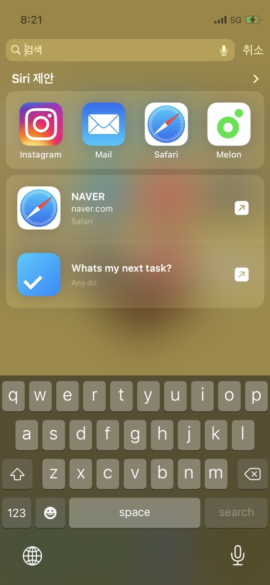 아이폰 기본 사전