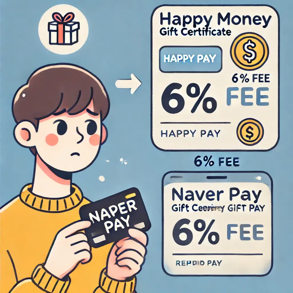 해피머니상품권-네이버페이-전환방법