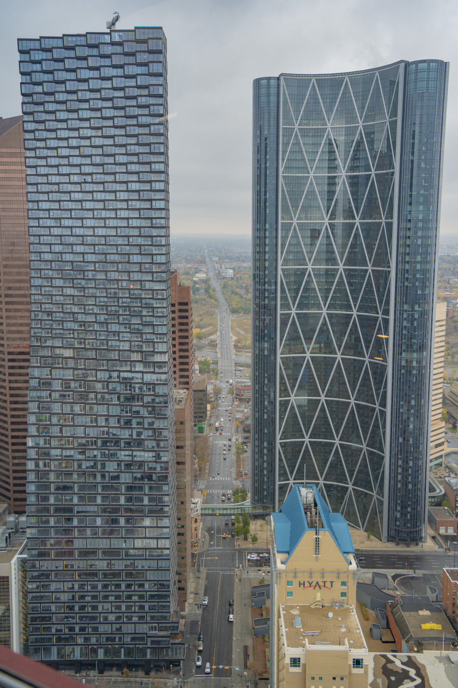 캐나다 캘거리 타워 고층 빌딩