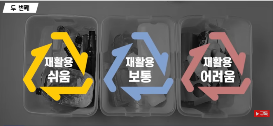 직관적인 재활용 등급제_버미쌤 영상 스틸컷
