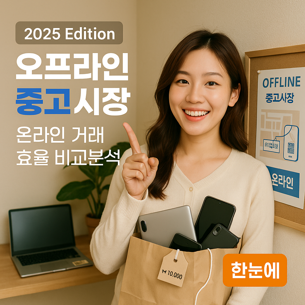 오프라인 중고시장 2025 Edition | 온라인 거래 효율 비교분석