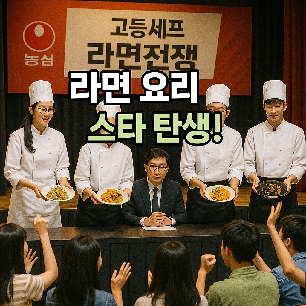 라면 요리 고등학생 스타셰프 탄생 예고
