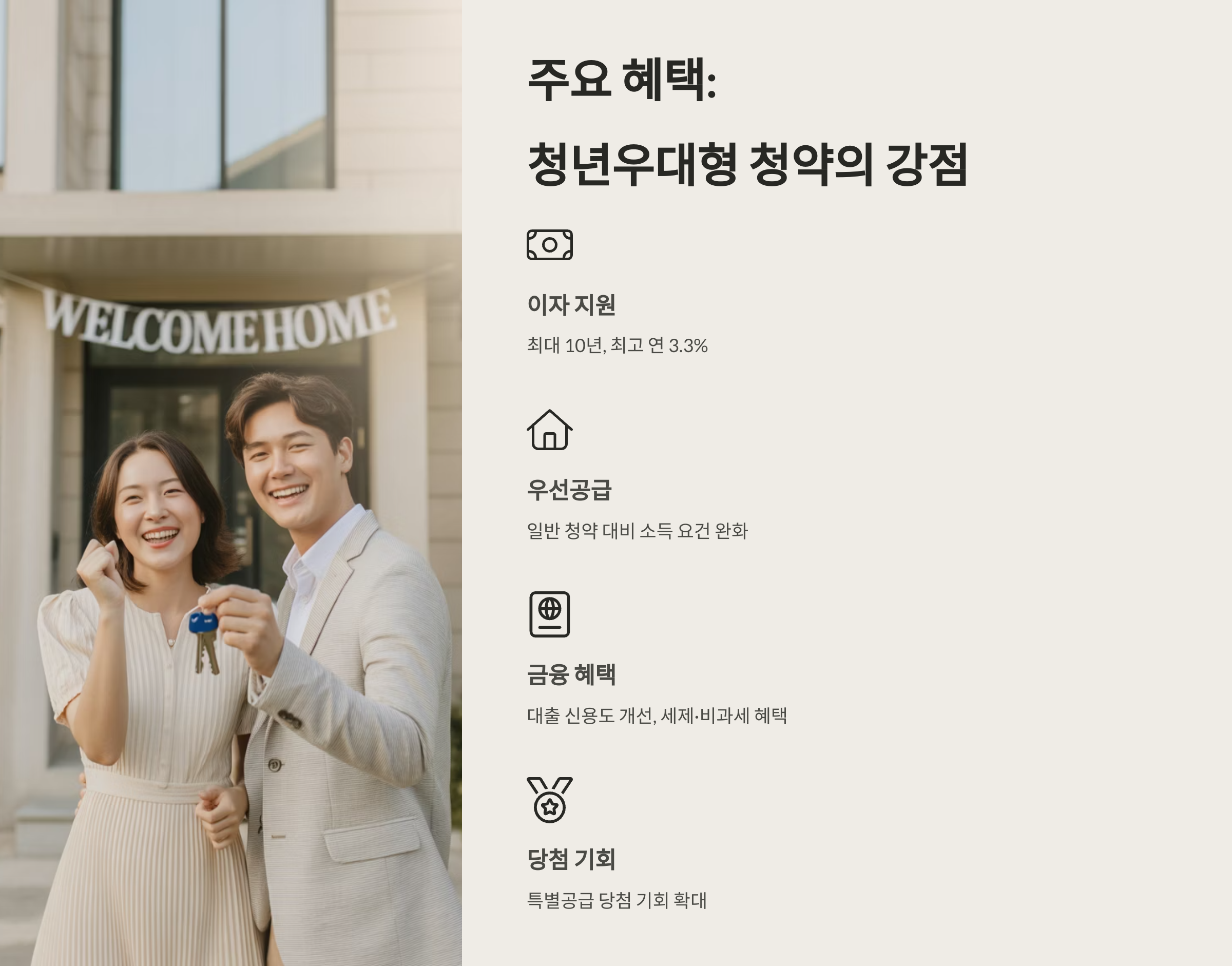 청년우대형 청약의 주요 혜택