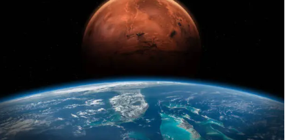 지구에서 바라본 화성