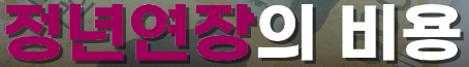 65세 정년 연장 연 30조원 경제적 영향 분석