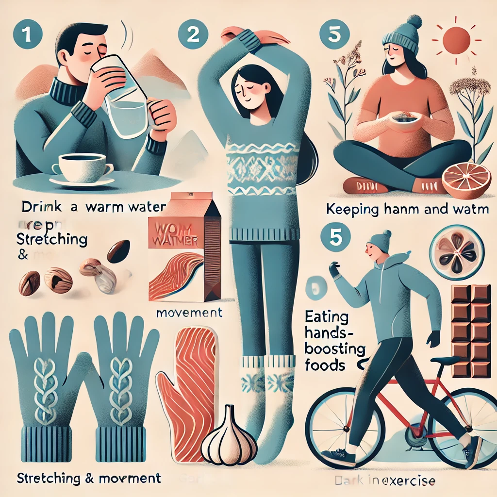 혈액순환을 돕는 생활 습관 5가지