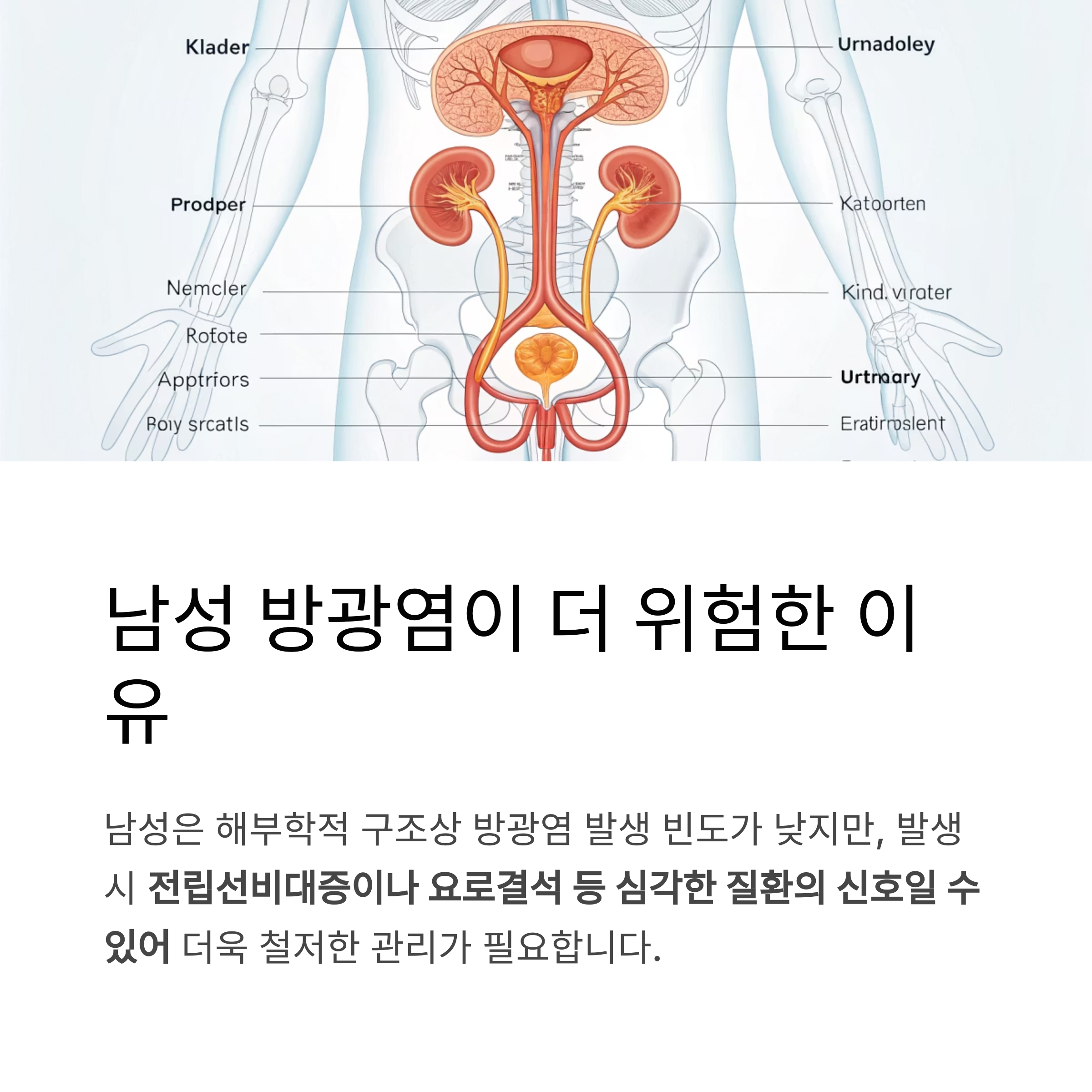 남성 방광염이 더 위험한 이유