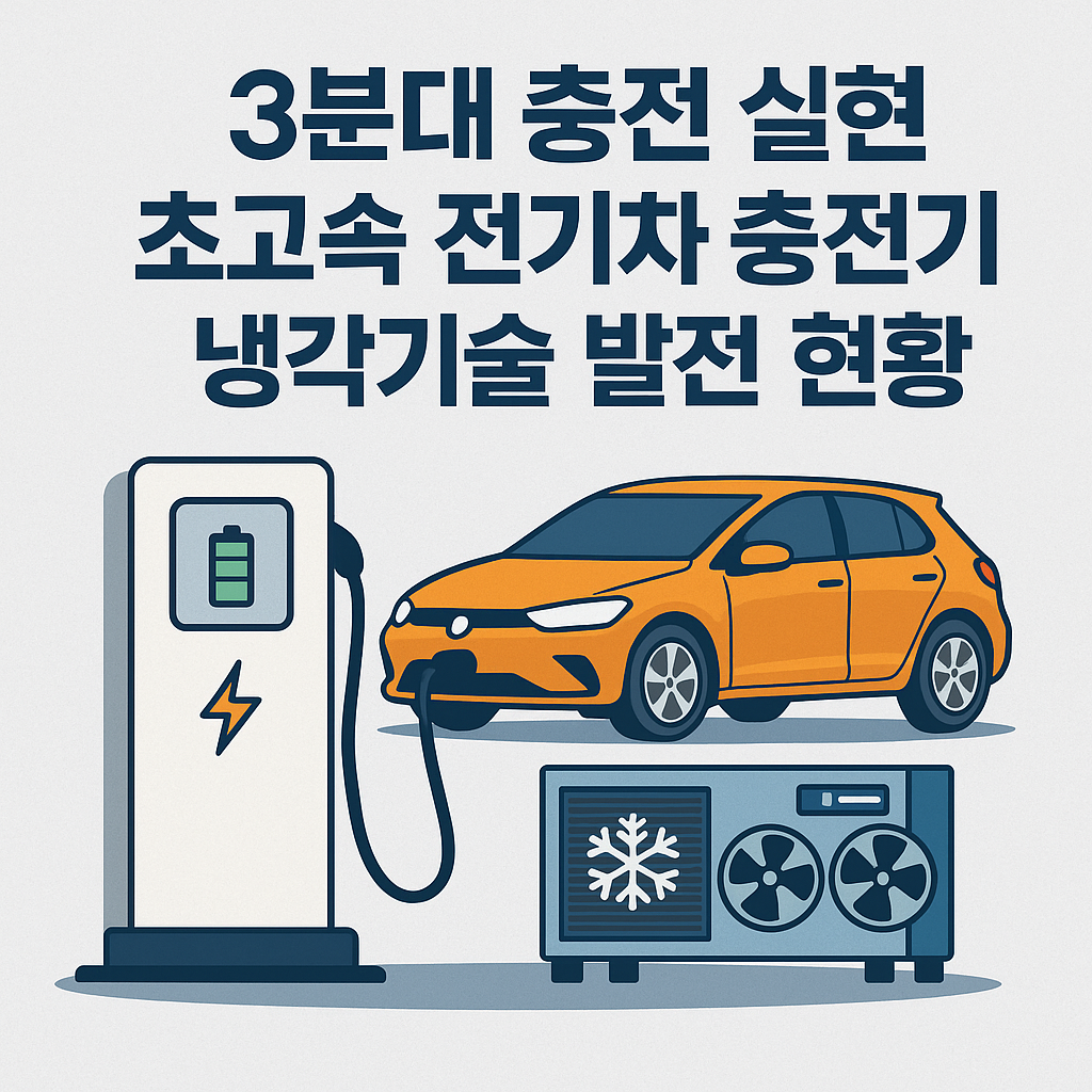 전기차 충전기 냉각 기술
