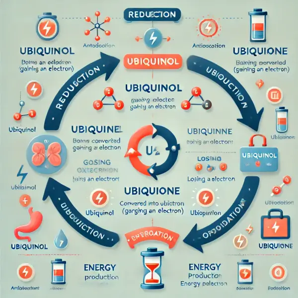 유비퀴놀-유비퀴논-전환매커니즘