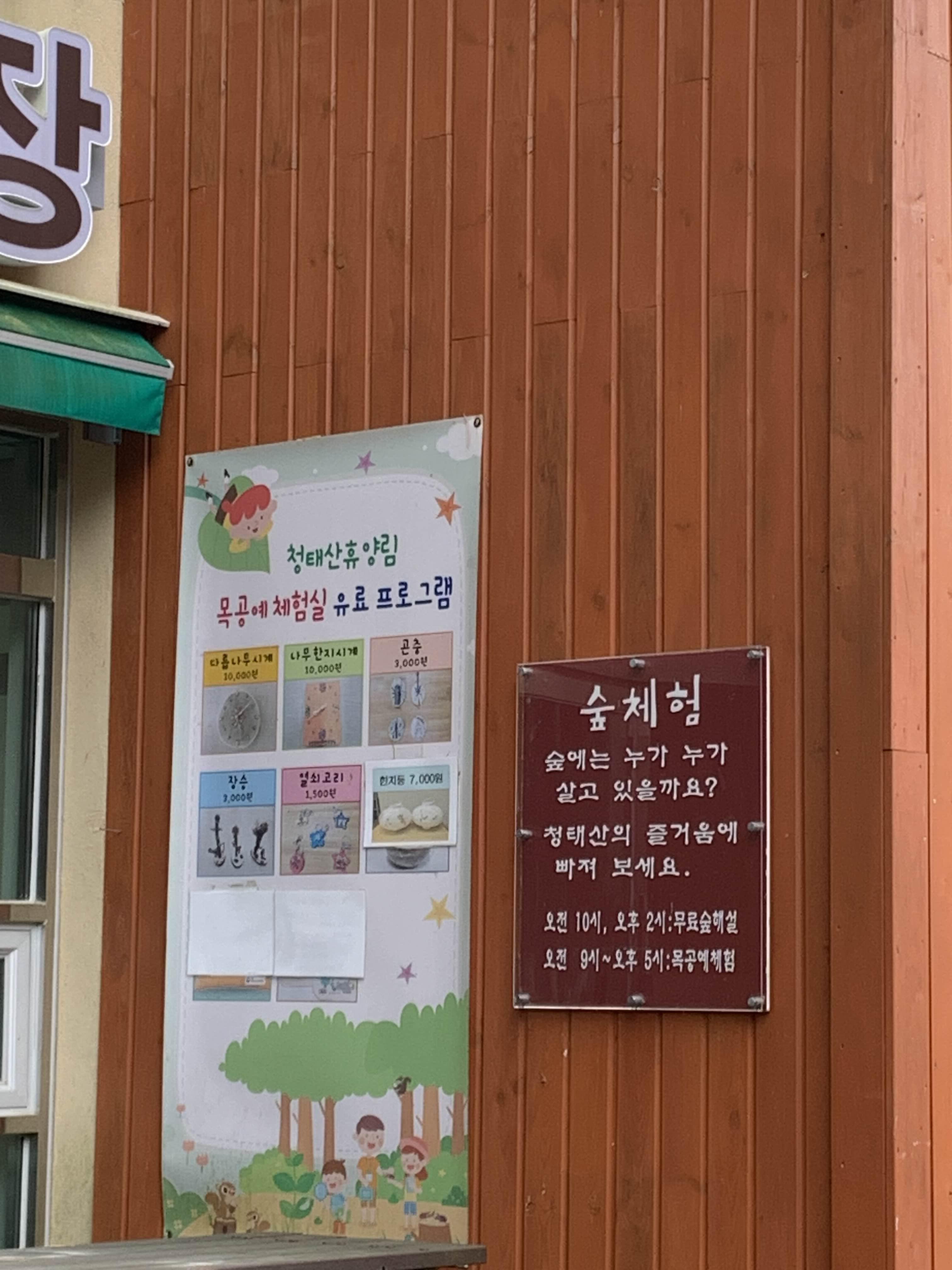 횡성 여행 청태산 자연휴양림