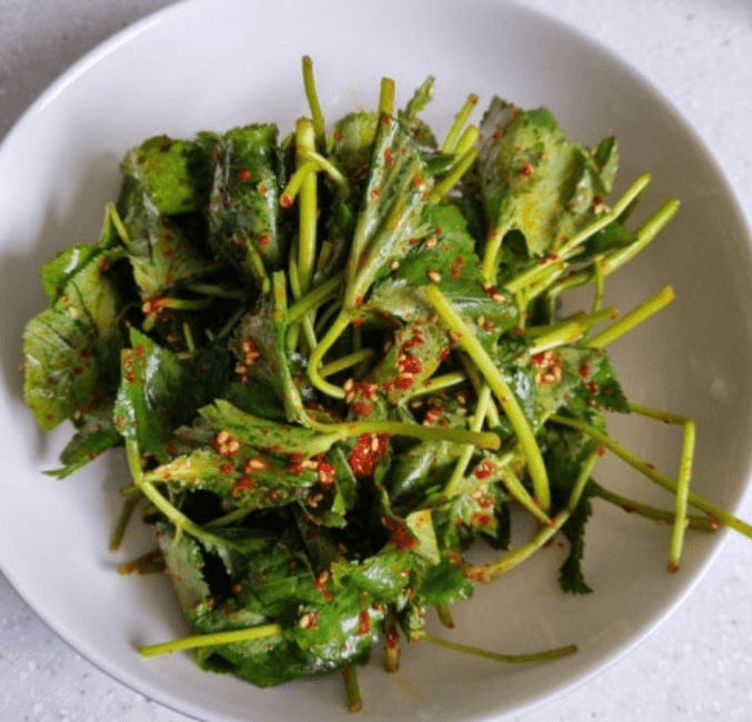 참나물 무침