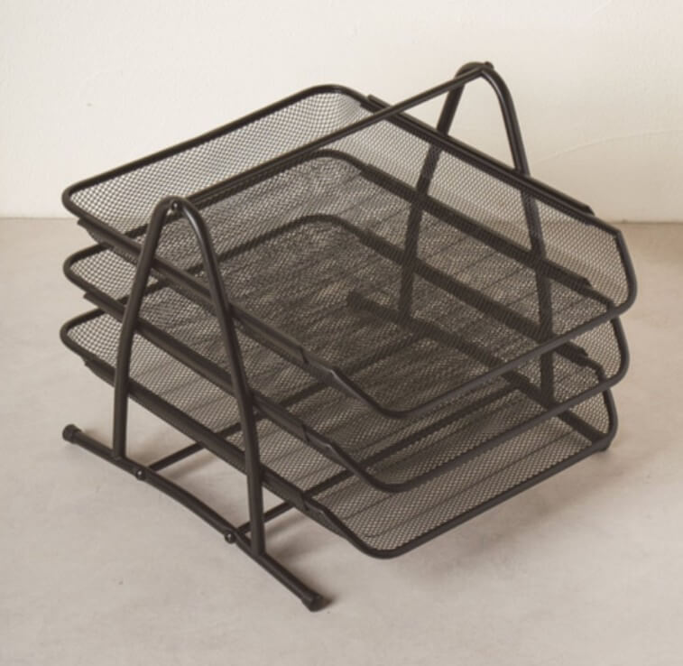 다이소 오피스 a4 삼단 서류 트레이