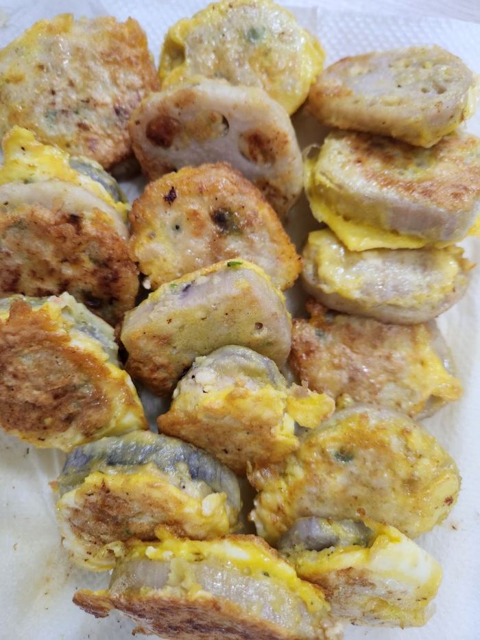 익힌 연근전