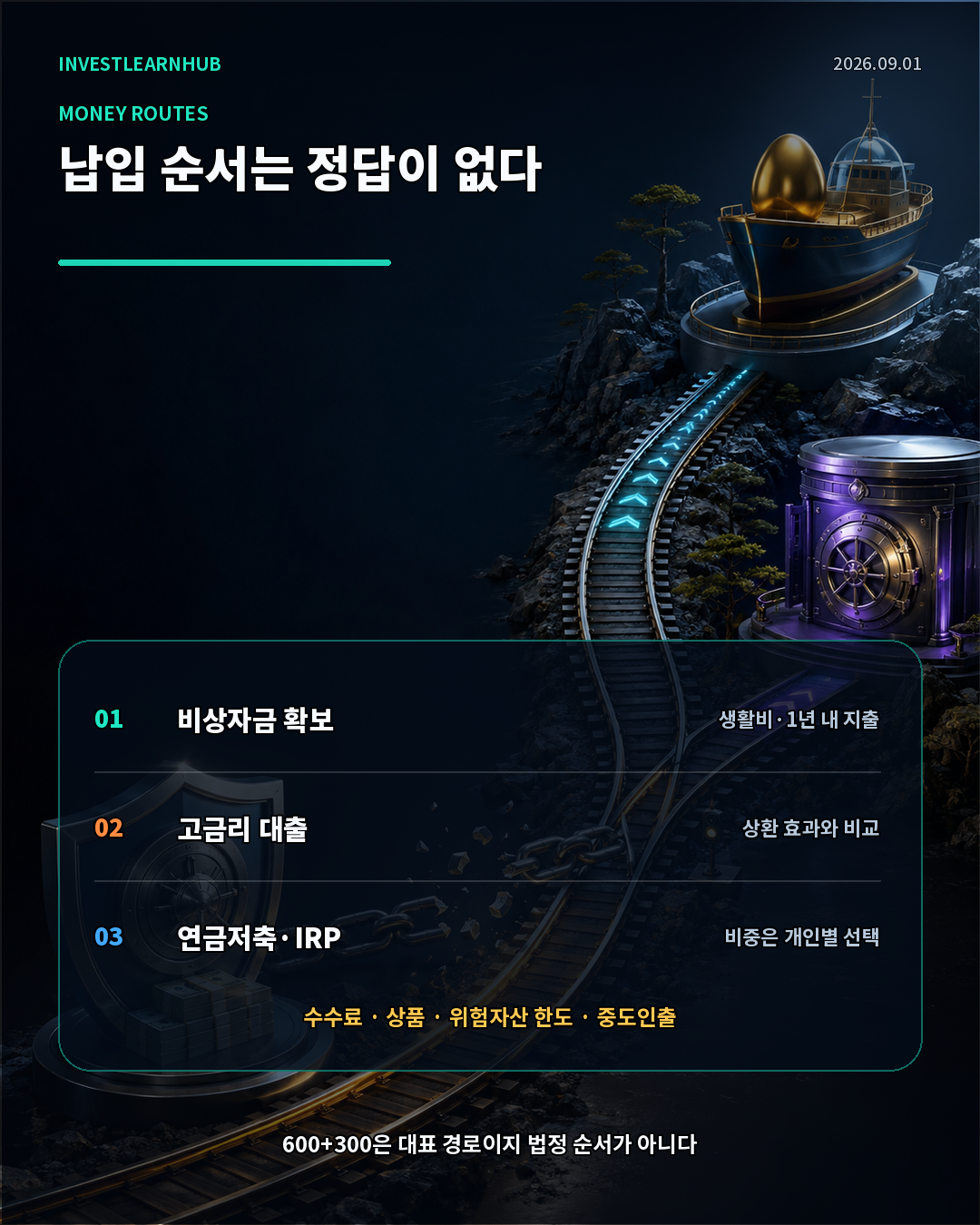 연금저축 600만원을 먼저 채우고 IRP 300만원을 추가하는 납입 순서와 예외