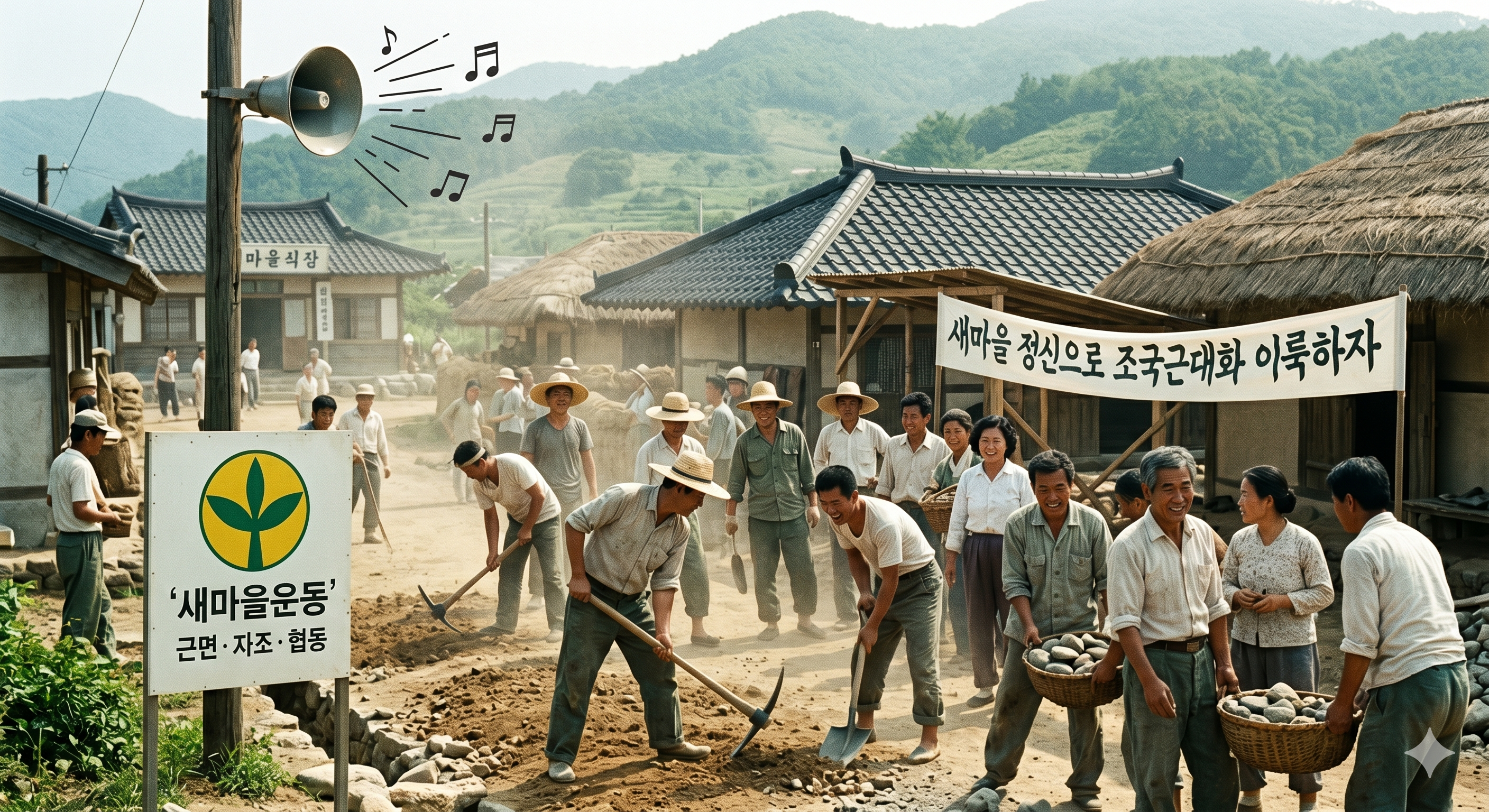 [시니어 역사 시리즈 ③] 새마을 운동과 정신 개조 (1970년대)