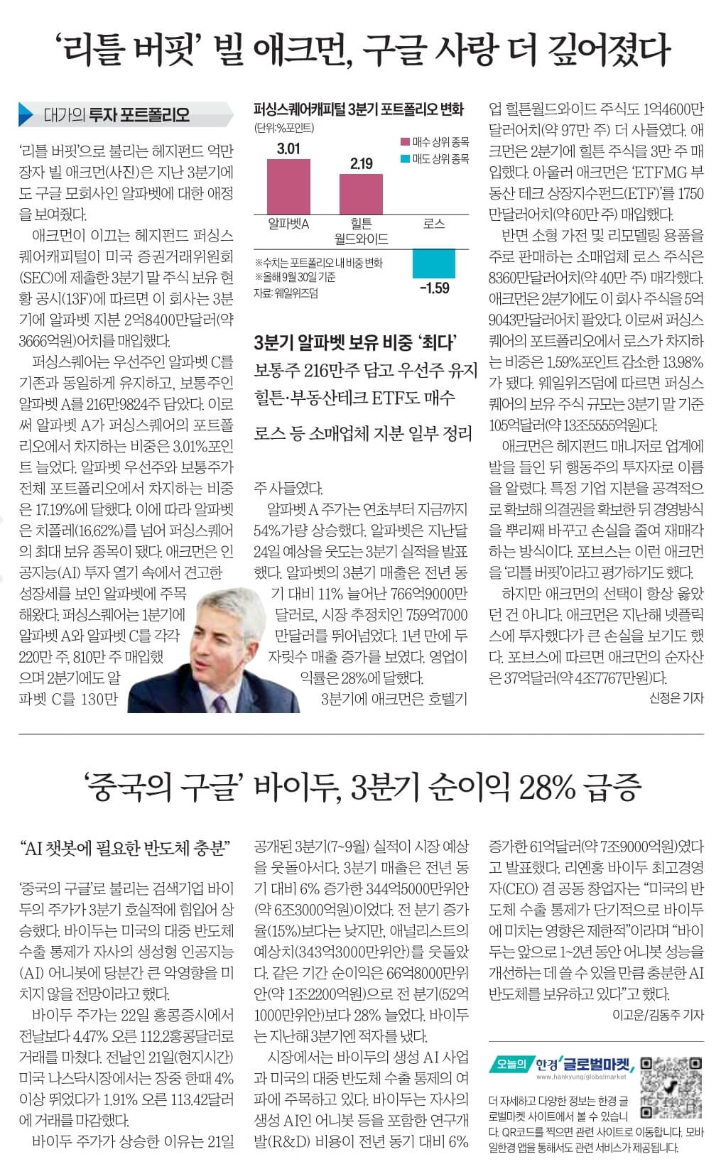 11월 23일 목 신문스크랩