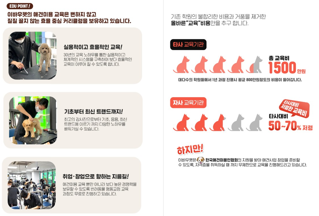 노원강아지미용자격증