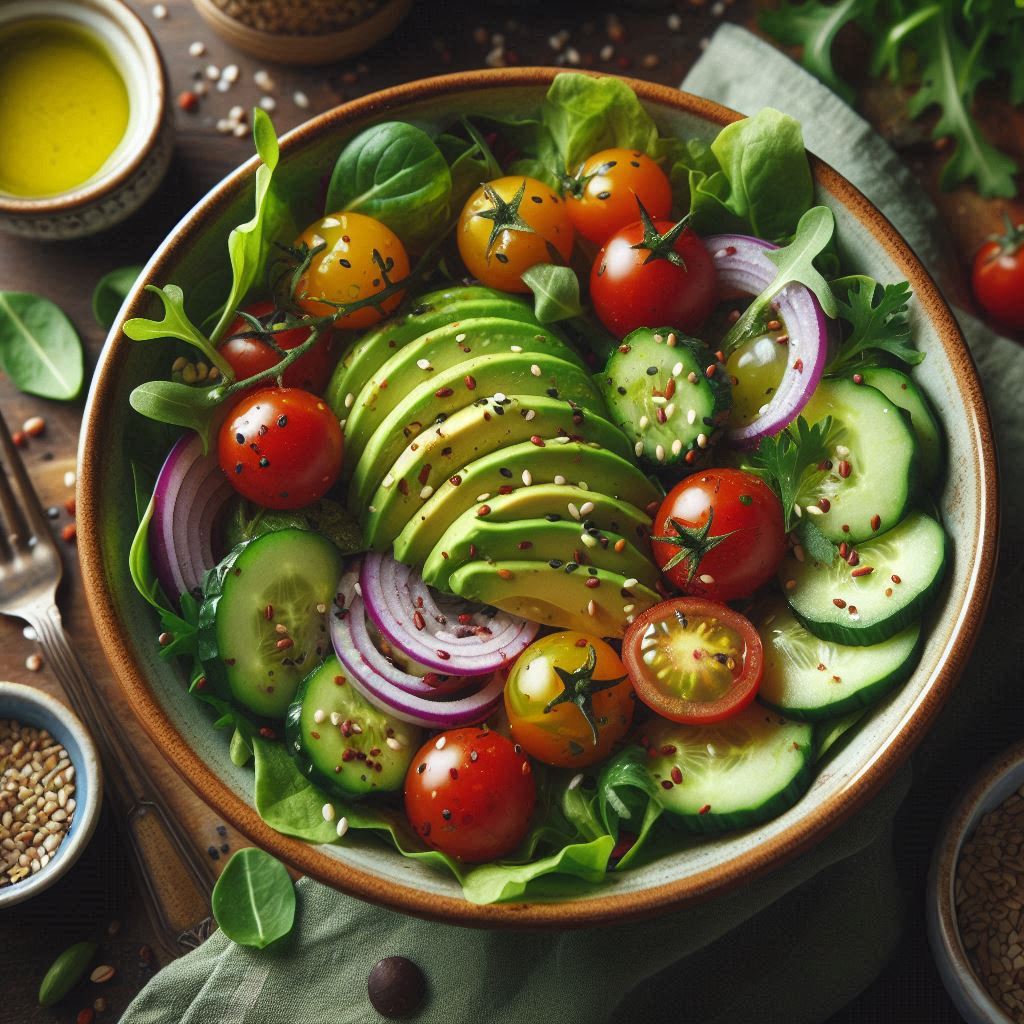 비건 아보카도 샐러드