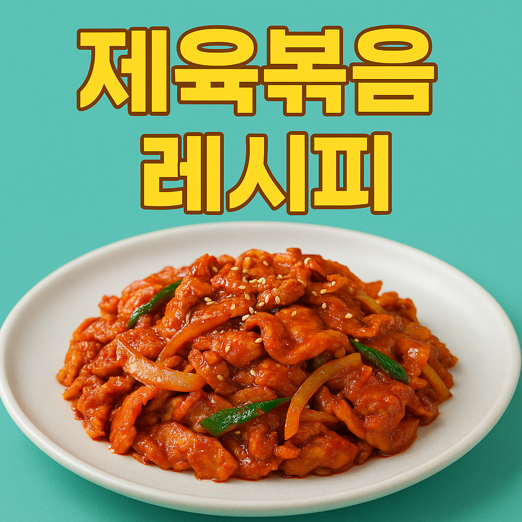 백종원 제육볶음 레시피 맛있게 만드는 법 썸네일