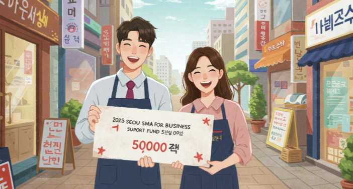 2025 서울 소상공인 지원금 50만원