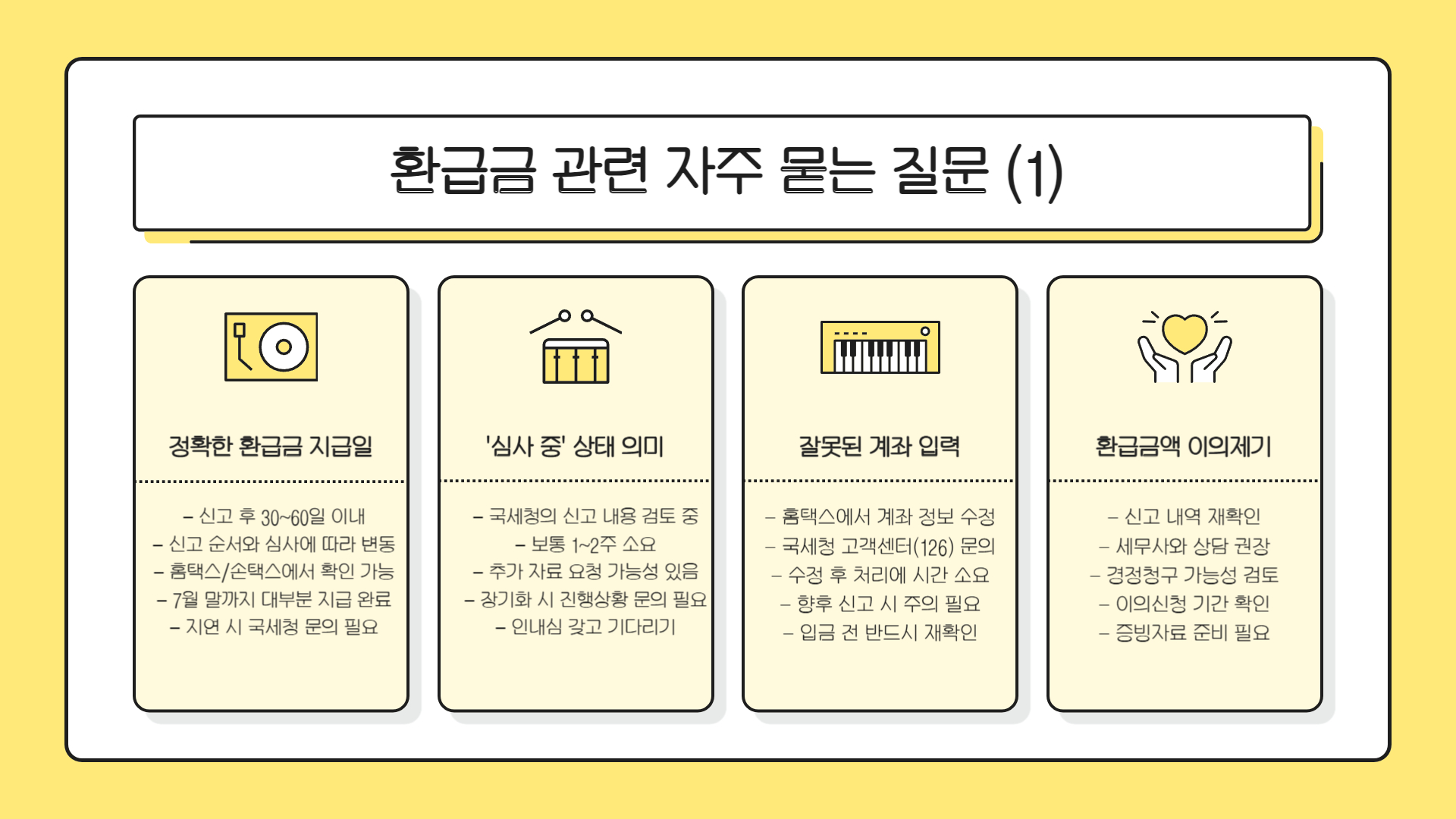 종합소득세 환급일 지급 일정과 입금 시점