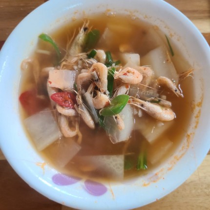 새우된장국-끓이는법