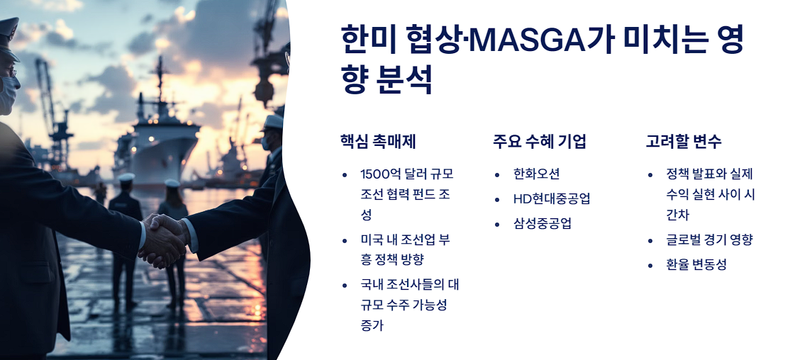 한미 협상&middot;MASGA가 미치는 영향 분석