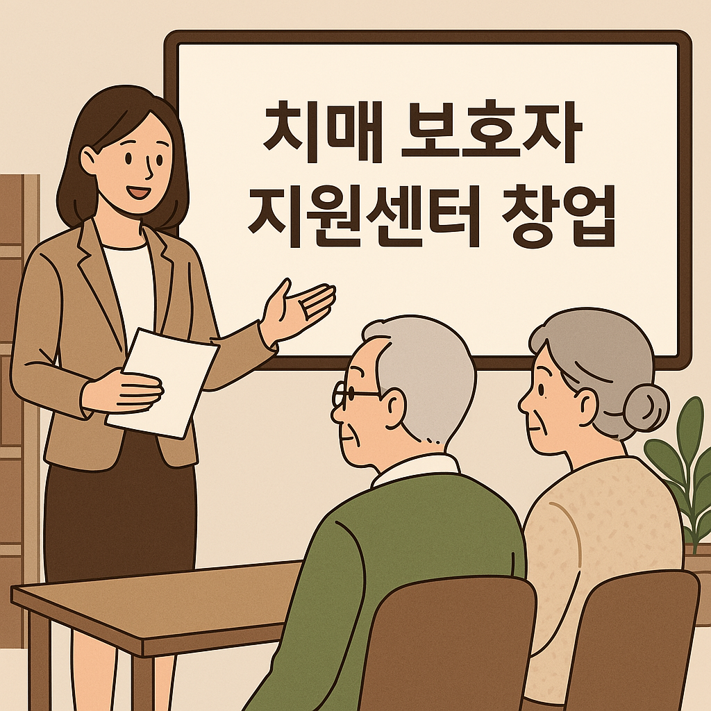 치매 보호자 지원센터 창업에 관한 이미지