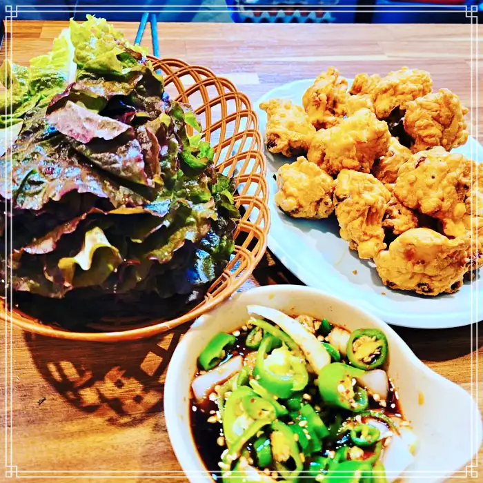 광주 1913 송정역시장 맛집 상추튀김