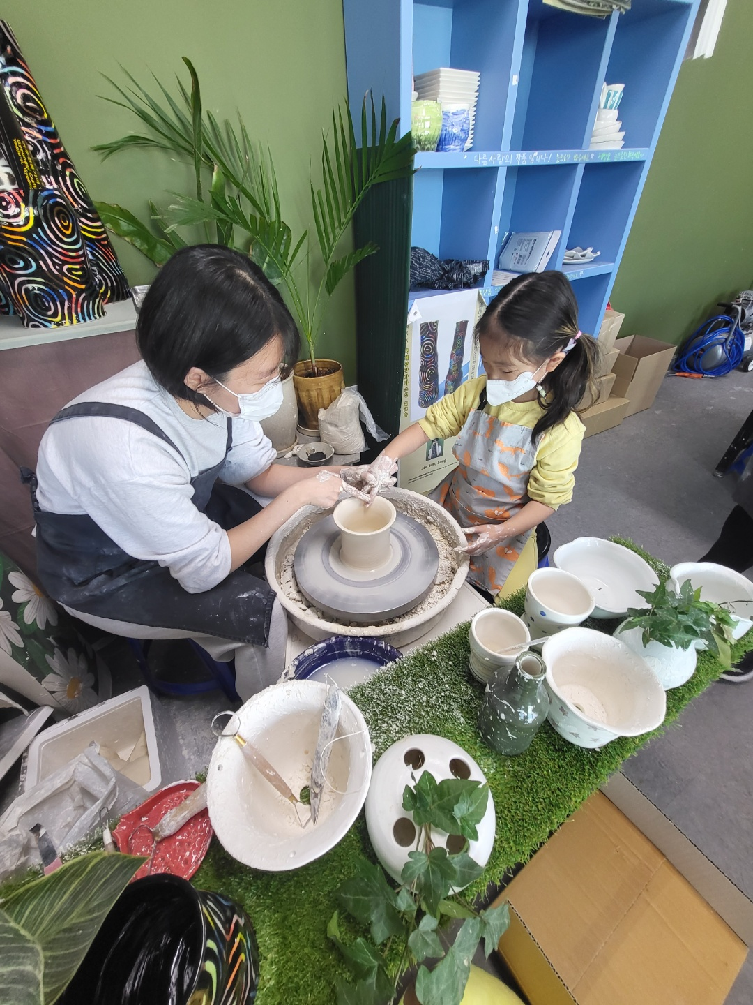 25공방(청주 도자기 공방, 물레 체험)