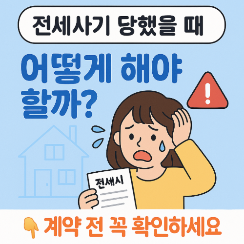 전세사기 체크리스트와 대처법 안내 인포그래픽