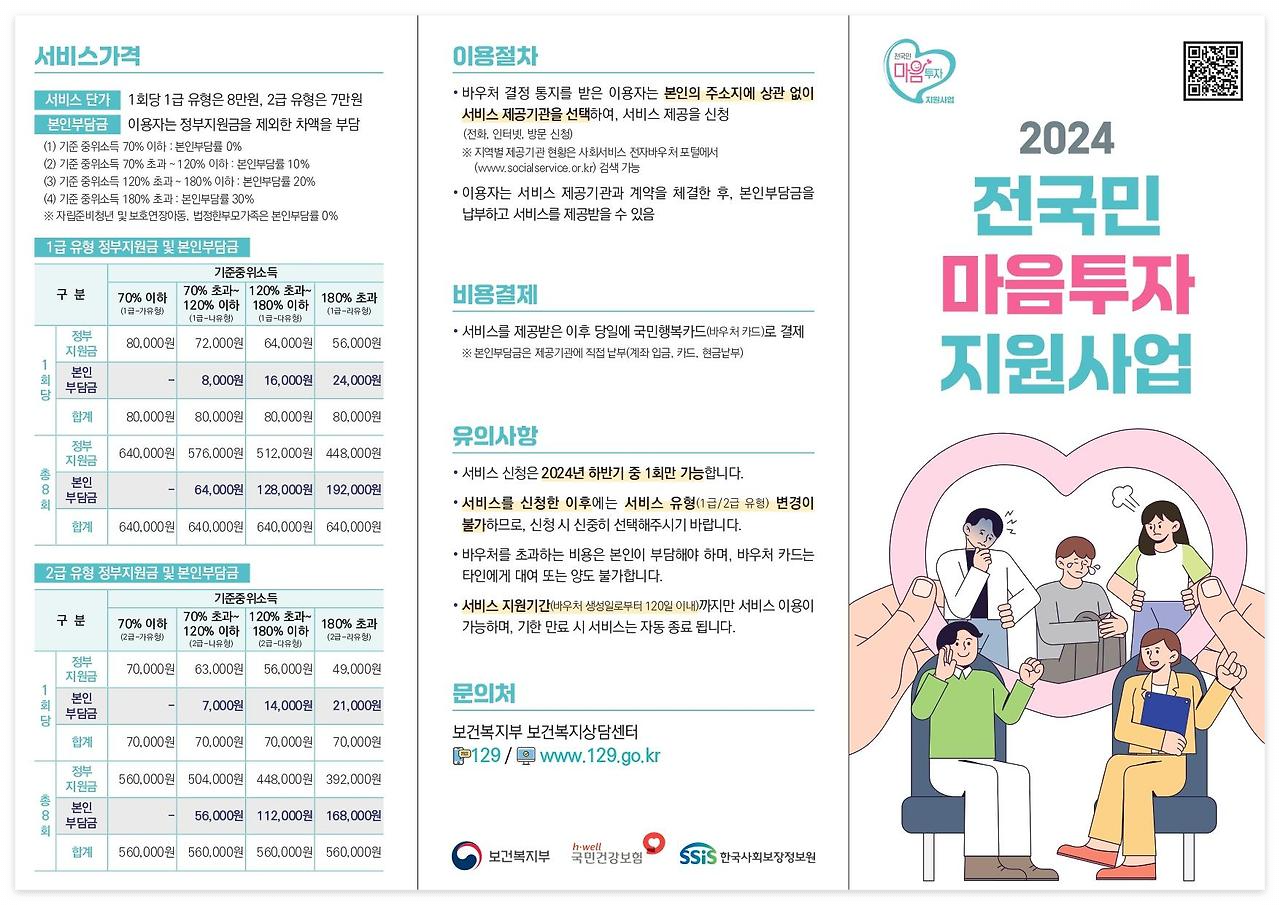 전국민마음투자지원사업지원내역