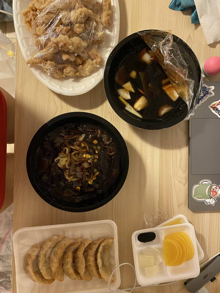 짜장면 짬뽕 주문하러 가기