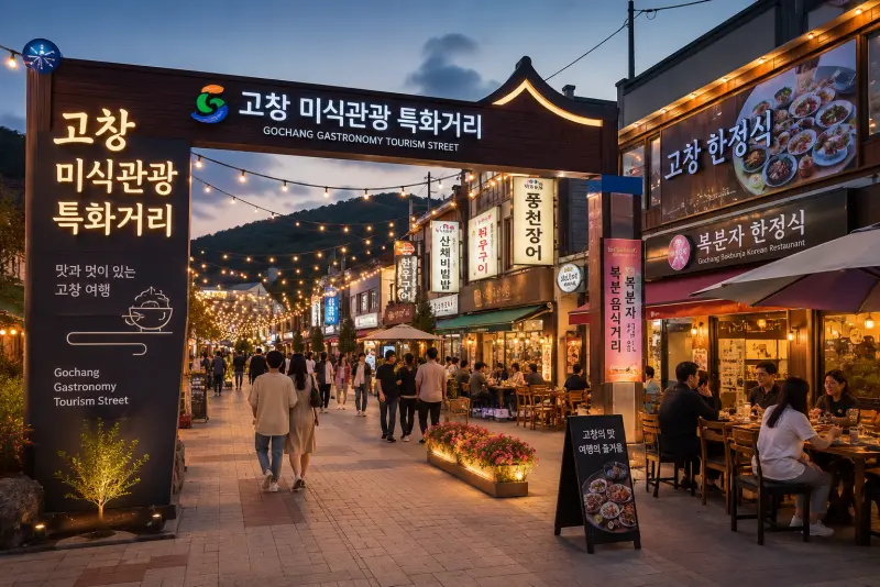 고창 미식관광 특화거리