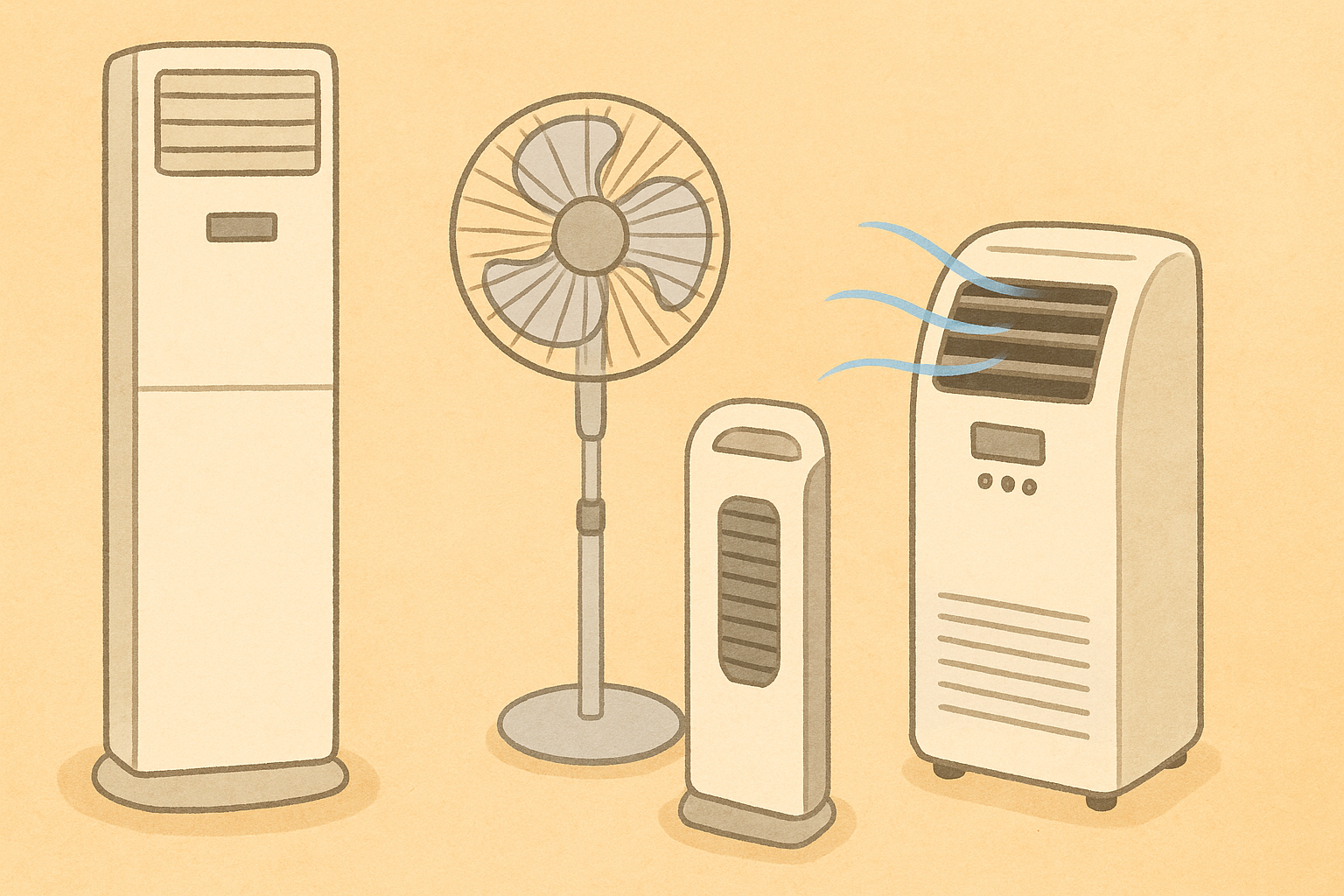 여름 가전제품 3종