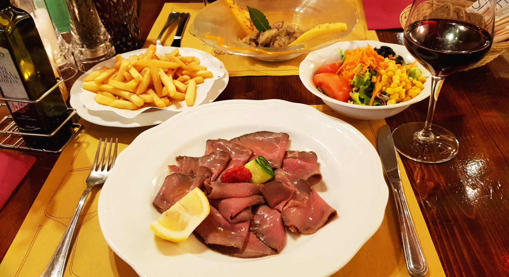 베네치아 맛집 Agli Artisti 코스요리