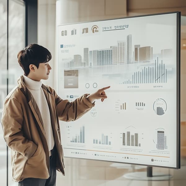 청년 월세 지원 정보를 상징