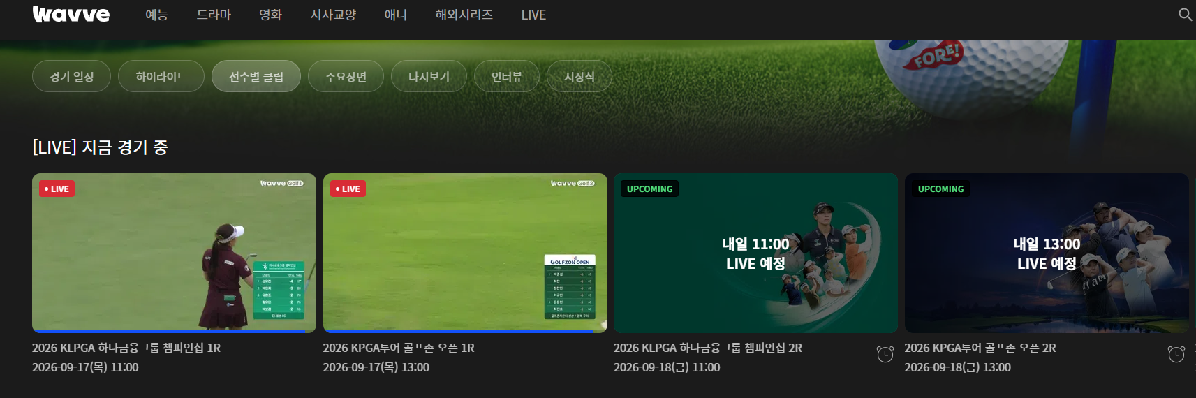 하나금융그룹 챔피언십
