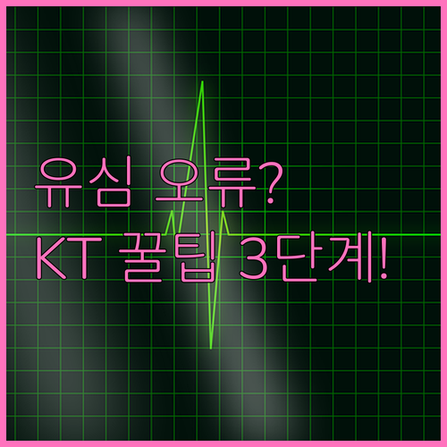 KT 알뜰폰 통화품질 개선법 유심 인..