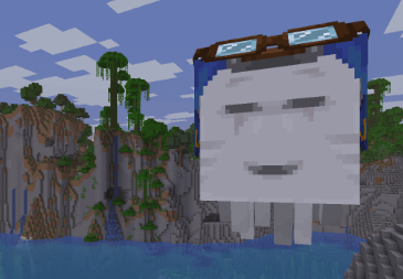 하네스를 착용한 해피 가스트