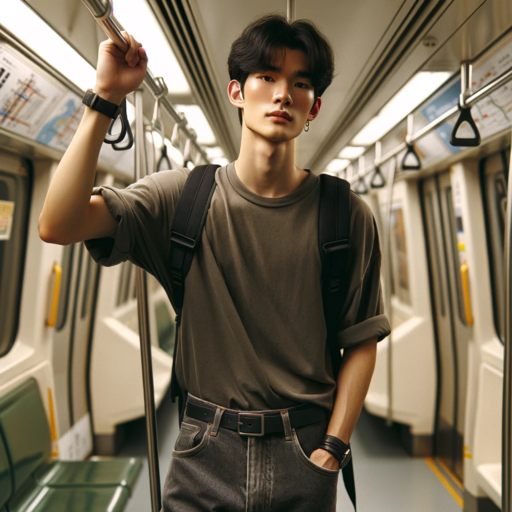 지하철에서 균형잡기