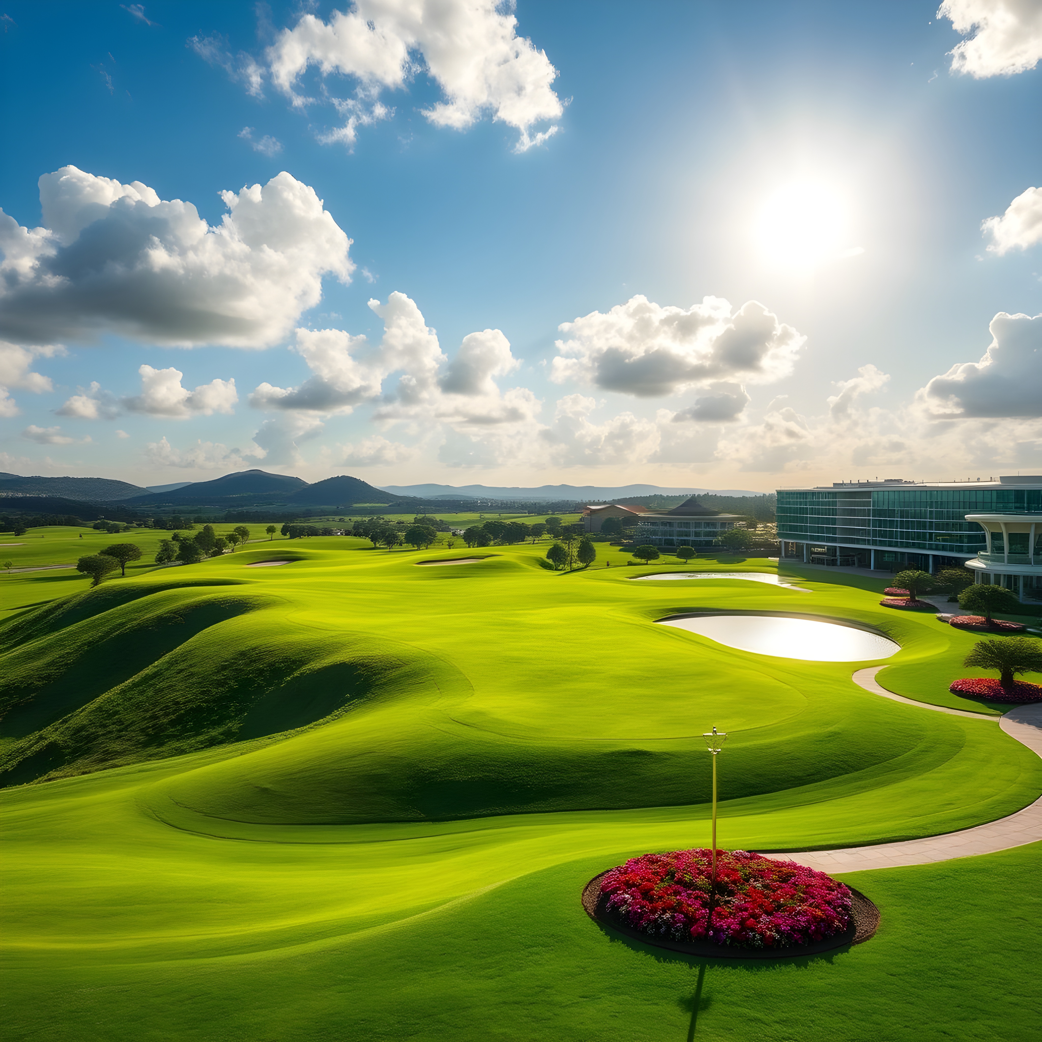 골프장과 리조트의 이미지