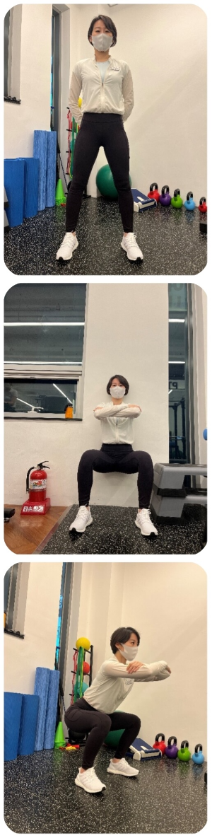 스쿼트운동-동작