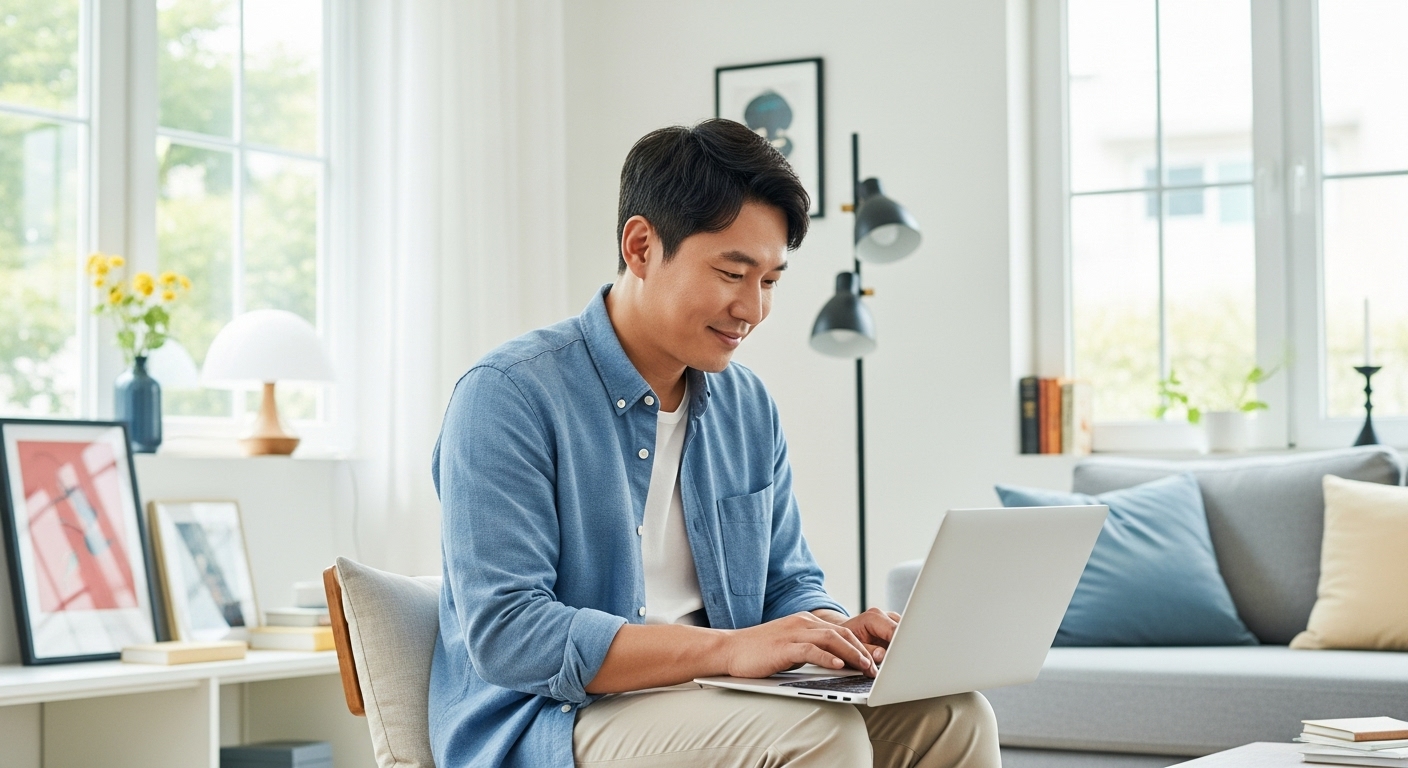 전자책 수익 여정을 시작하는 모습